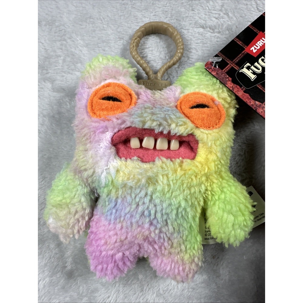 Fuggler Funny Ugly Monster Plush Doll Multi-Color Monster Keychain ITEM IN PICS